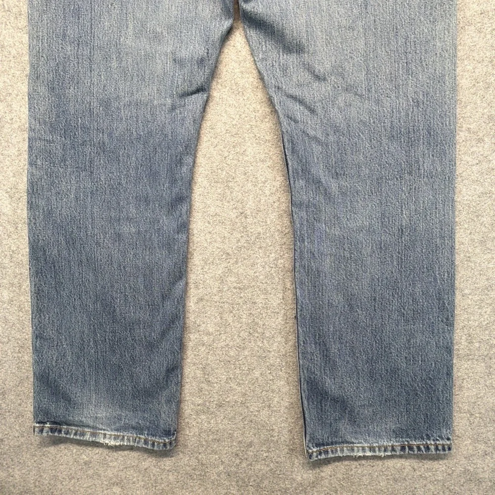 Levi's 501 Jeans Mens 36x30 Blue Denim Straight Leg Button Fly Made In Mexico